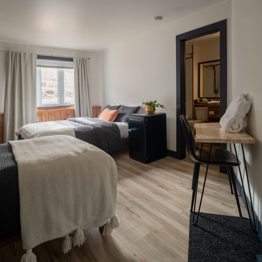 Chambre 3, configuration double + simple, auberge Relais des Hautes-Gorge